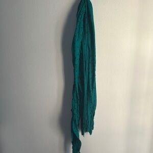 Target Teal Scarf with Dotted Pattern